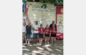 Le podium pour les F3 sarthoises