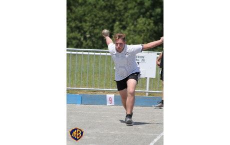 Gianni Sainty (UBP Le Mans) demi-finaliste du Championnat de France combiné -18 à Toulouse