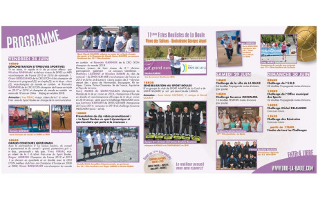 Fêtes boulistes Bauloises